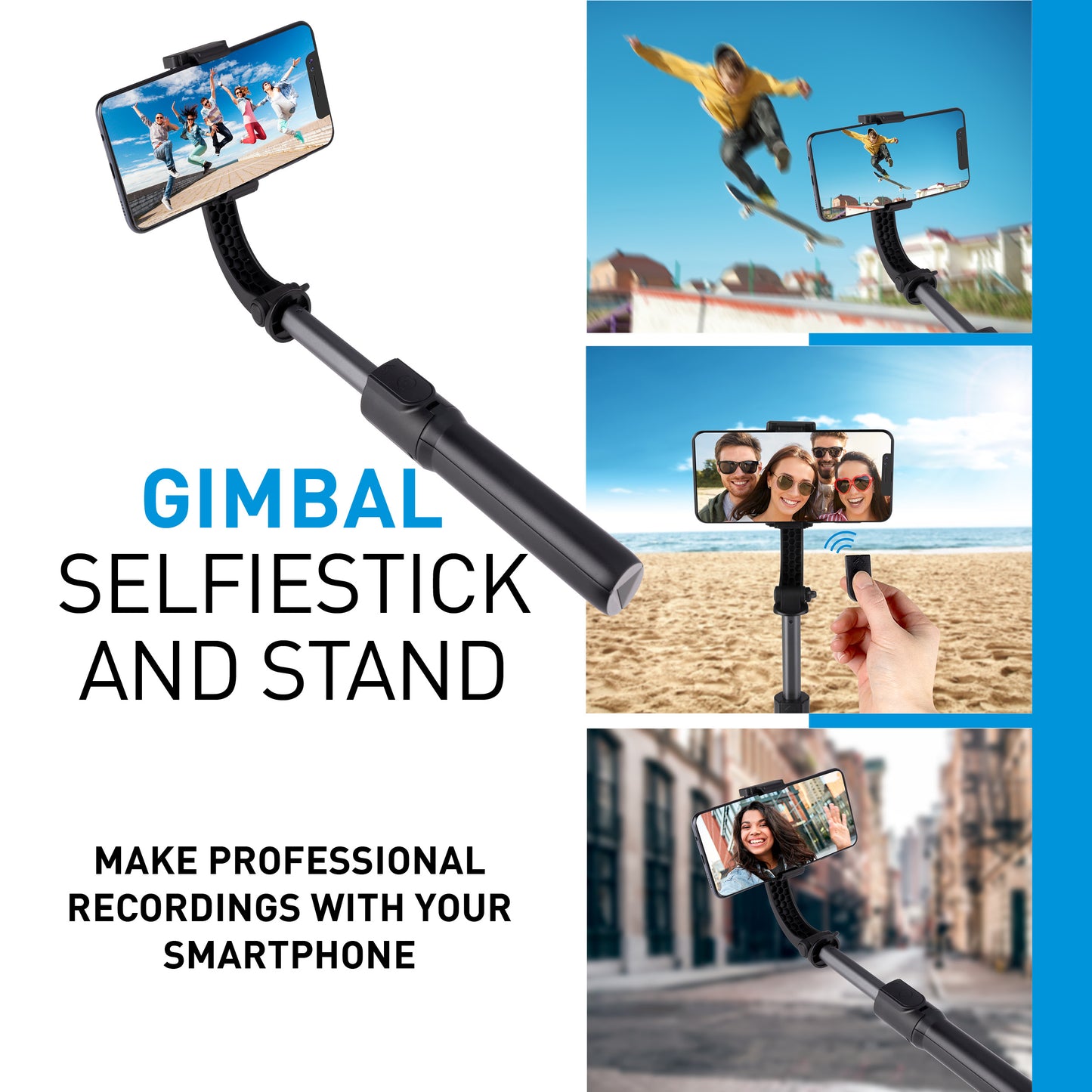 Selfie Stick Stabilizer Tripod
