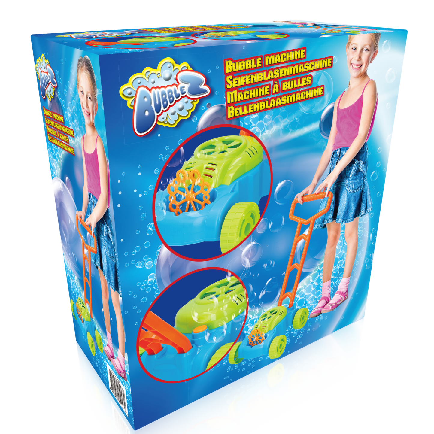 Bubble Machine Lawn Mower B/O