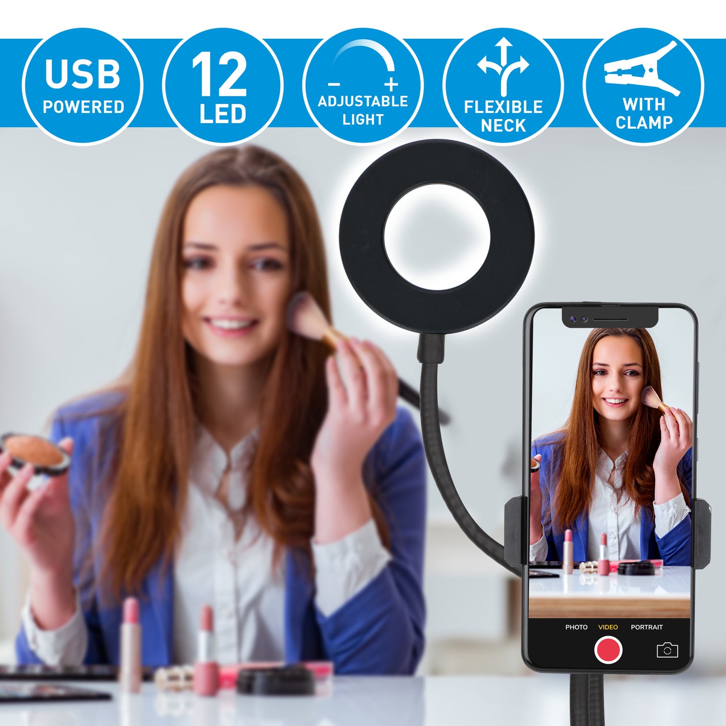 Selfie Studio 2In1 24 Led