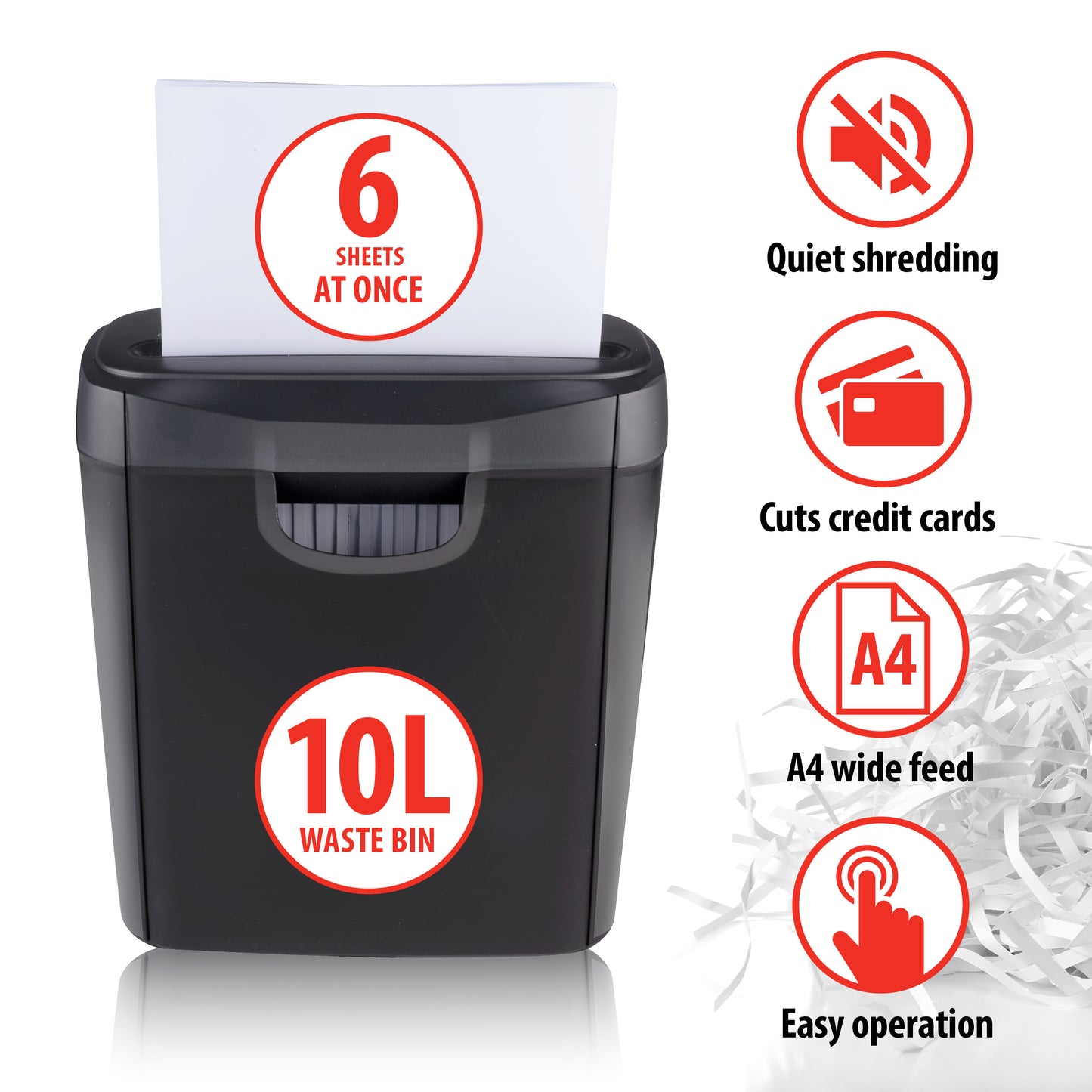 Paper Shredder 230V 190W