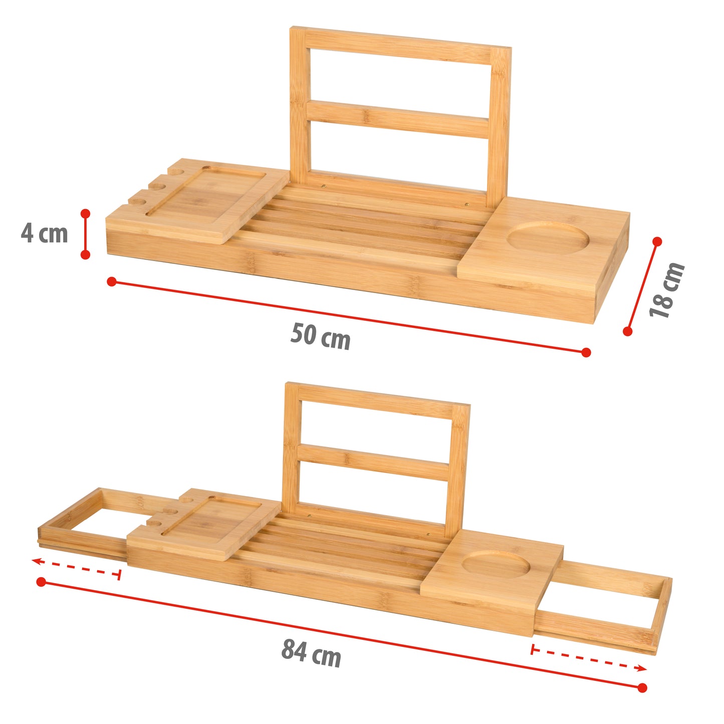 Bath Rack 50-92X18X4Cm Bmb