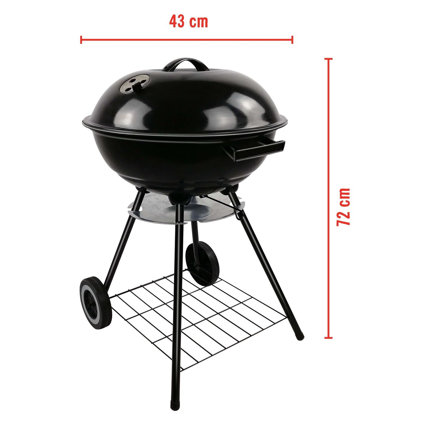 Bbq Round 17Inch Lid+Hande St