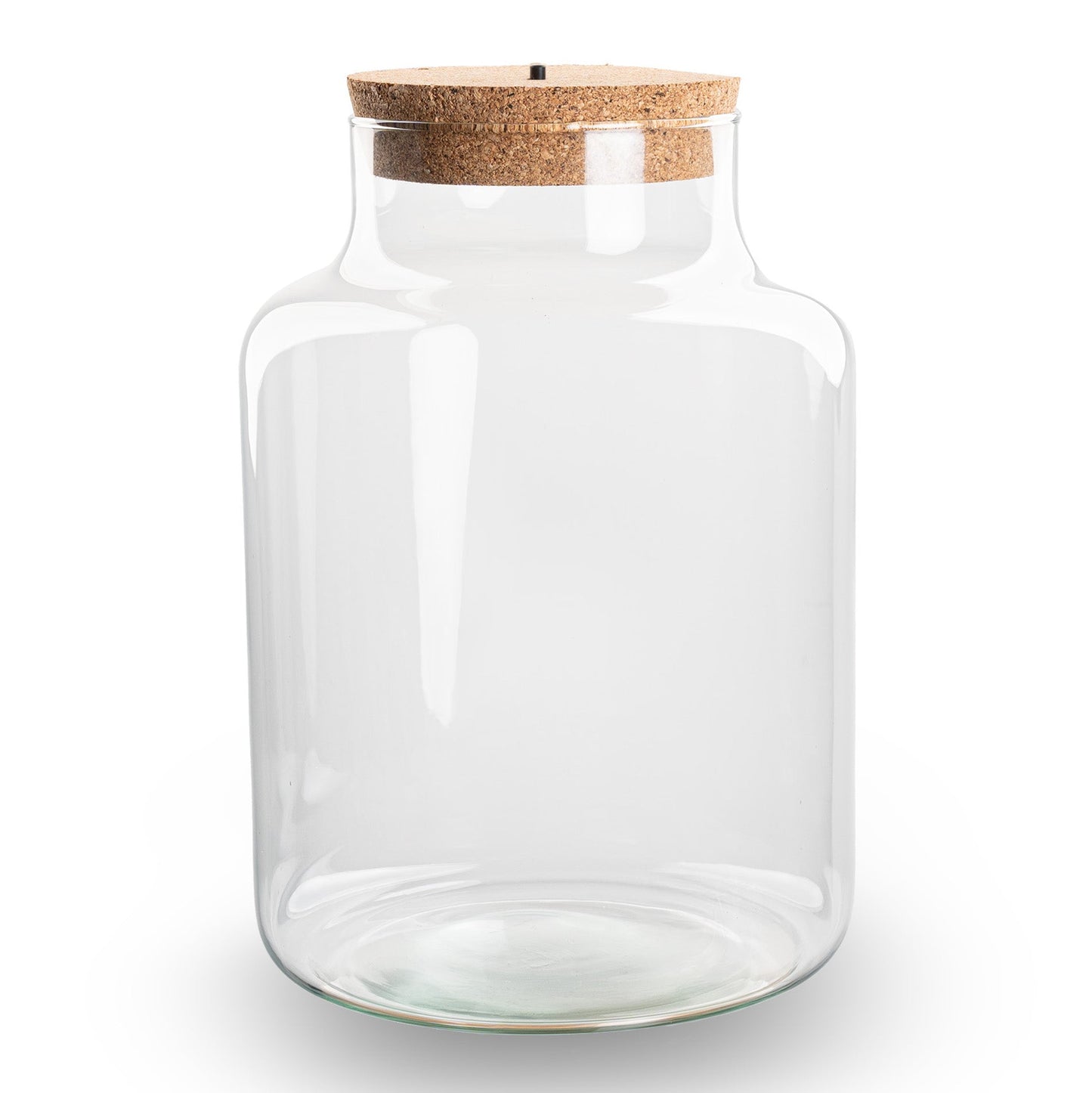 Terrarium Bottle - Little Milky With Cork - Ø 17 Cm ↑ 25 Cm