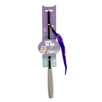 Fofos Easypets Uitschuifbare Kattenhengel Worm Paars