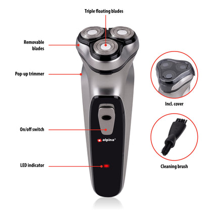 Shaver 3Head B/O Rechargable