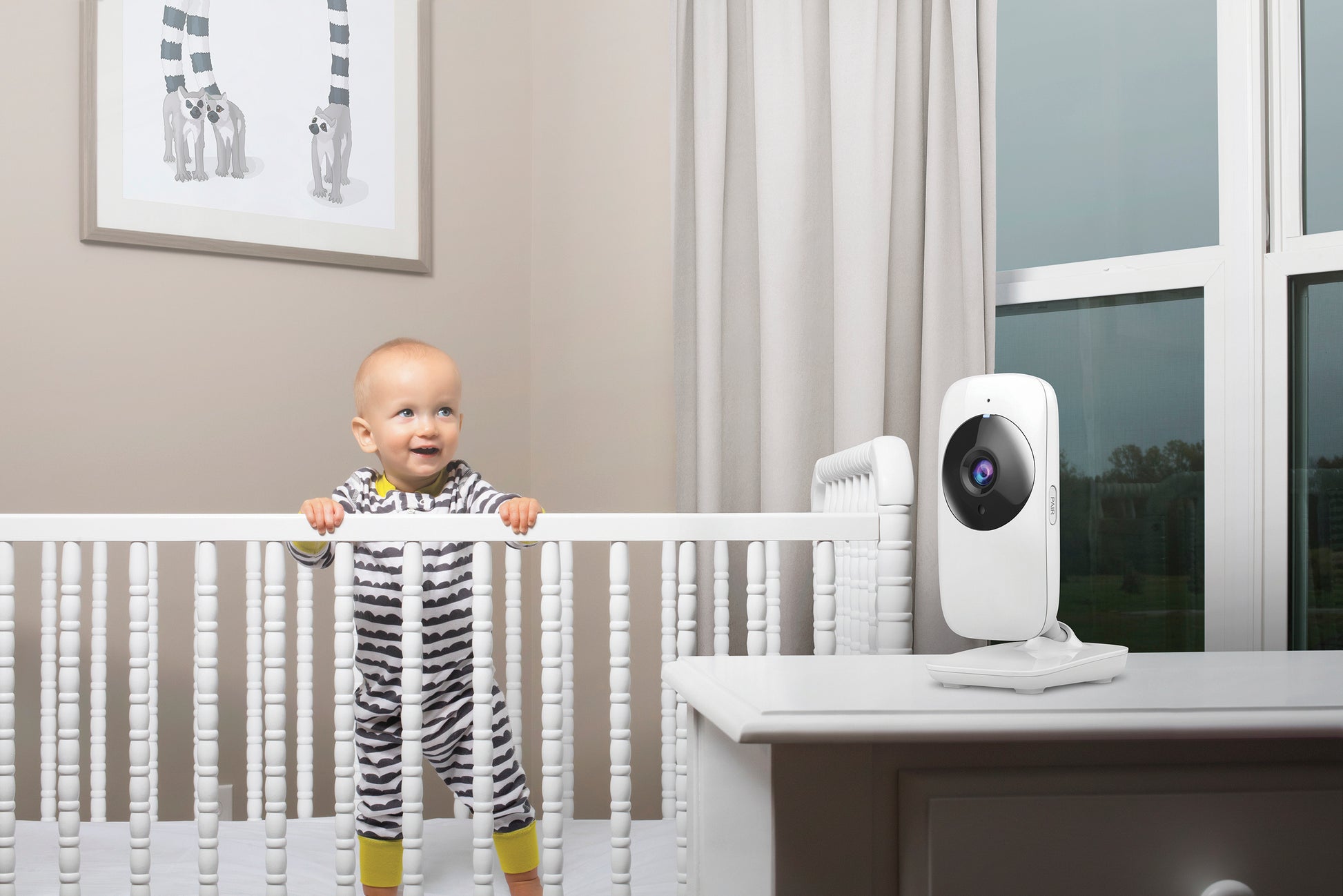 Baby Monitor Vm481 2" Wht
