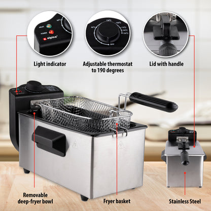Deep Fryer 3L 2000W