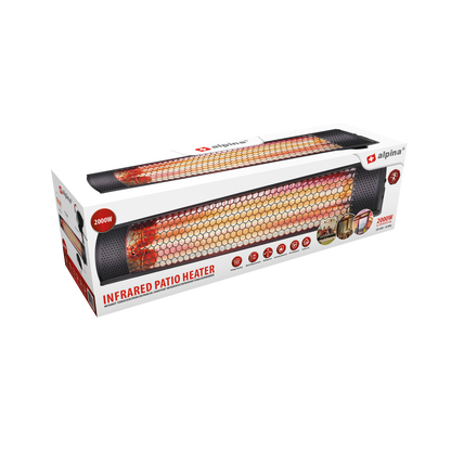 Heater Wall 2000W Gold Halogen