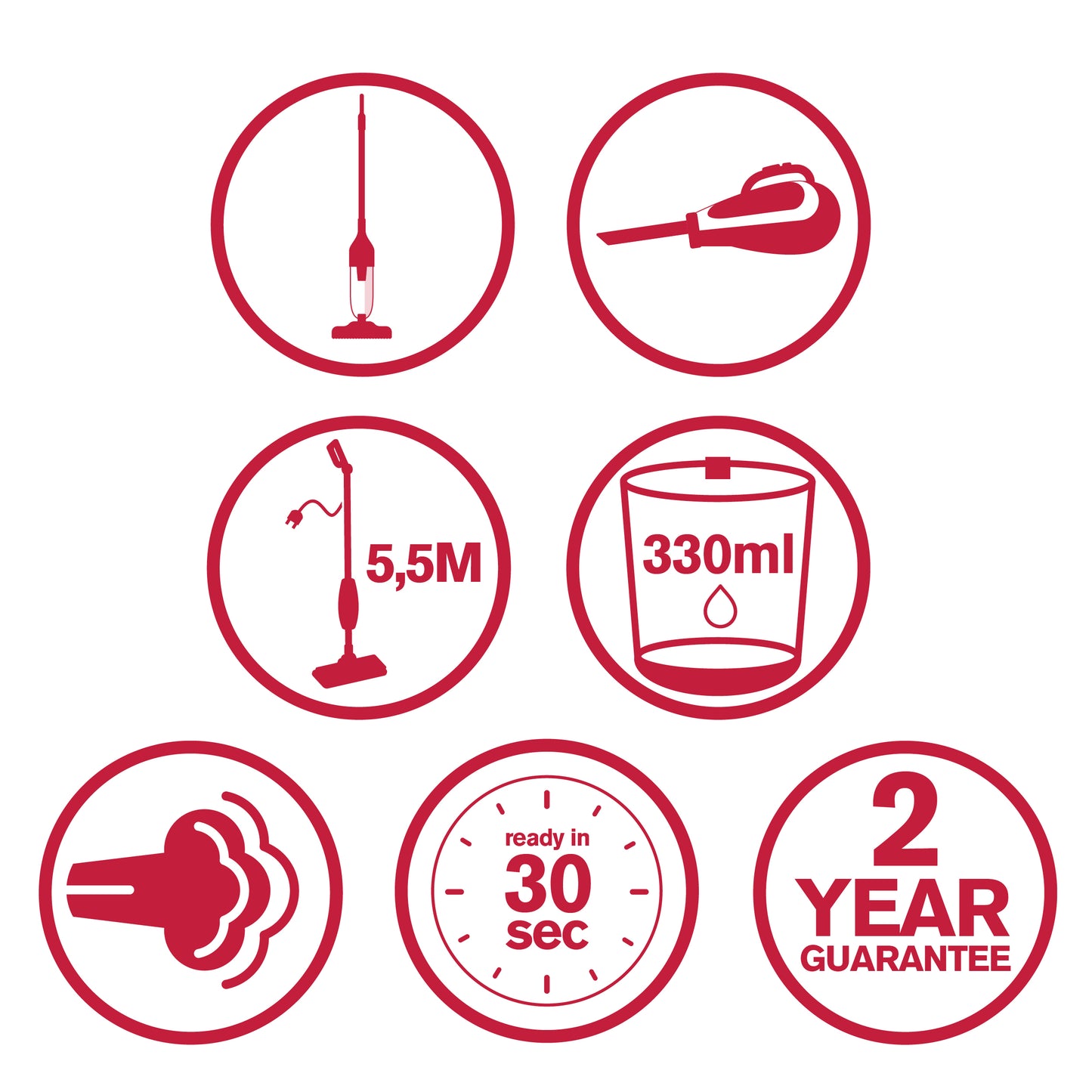 Steam-Mop 1300W 230V Dd7004