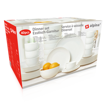 Dinner Set 40Pcs