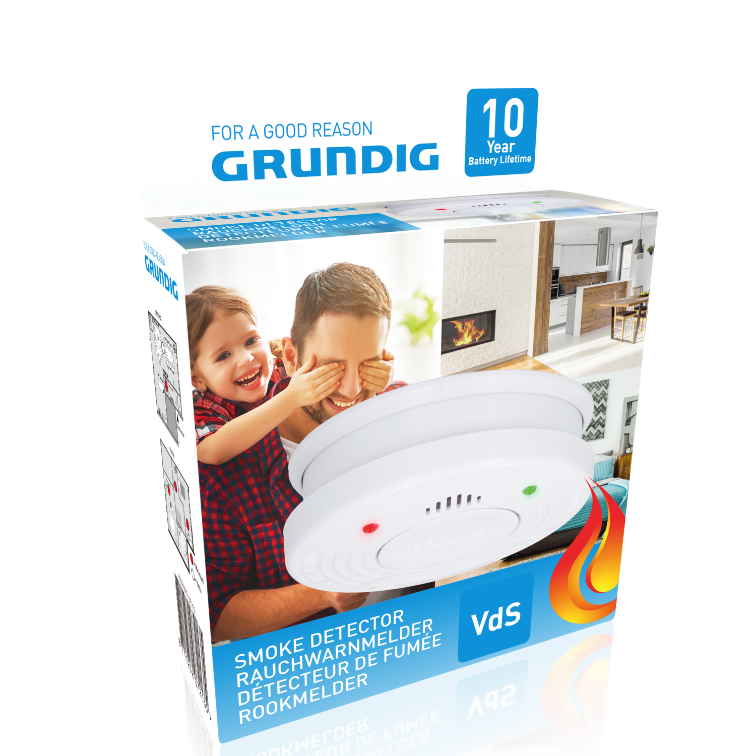 Smoke Alarm B/O Vds/10 Years B.