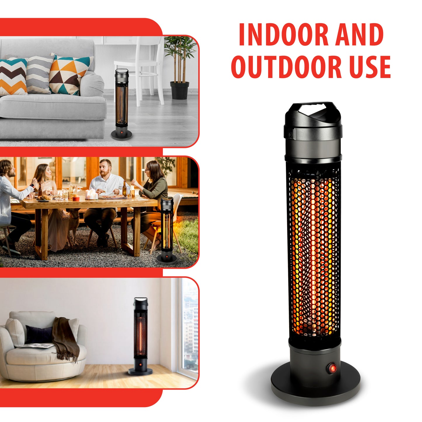 Heater Infrared 800W Carbon