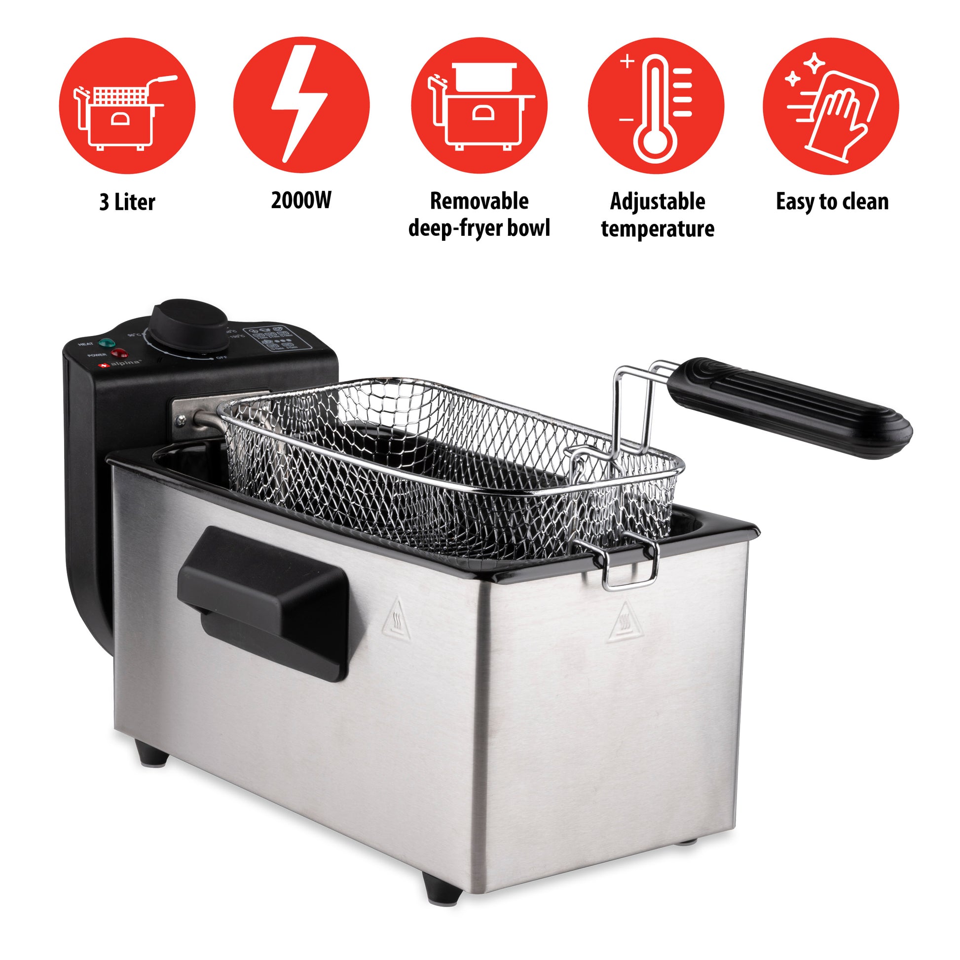 Deep Fryer 3L 2000W