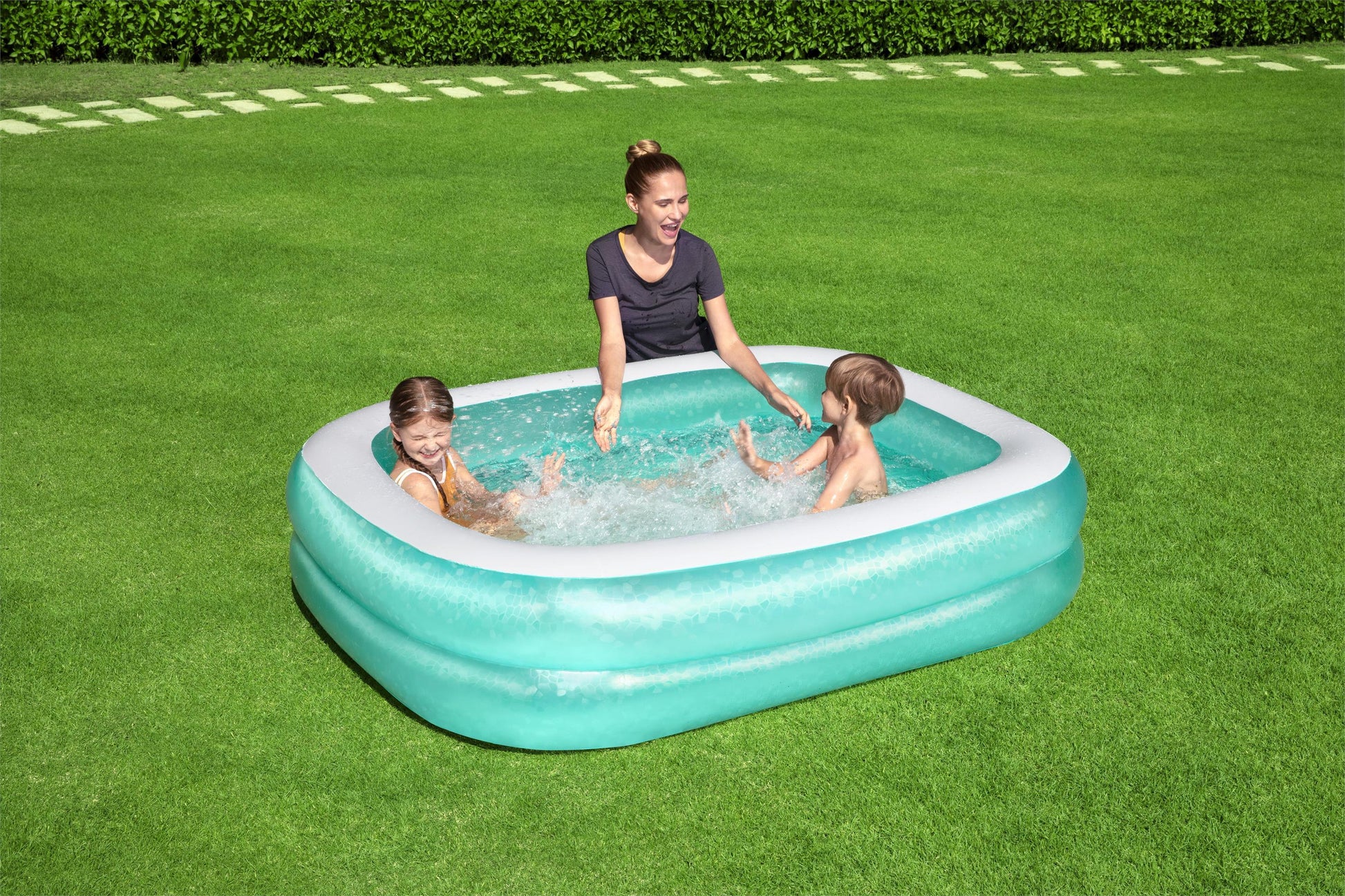 Pool 201X150X51Cm 2Ring Family