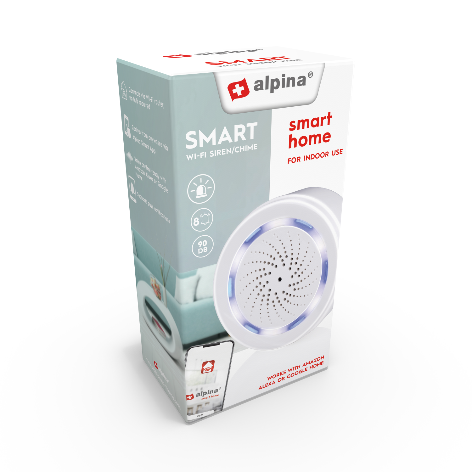 Smart Indoor Siren 5V 90Db