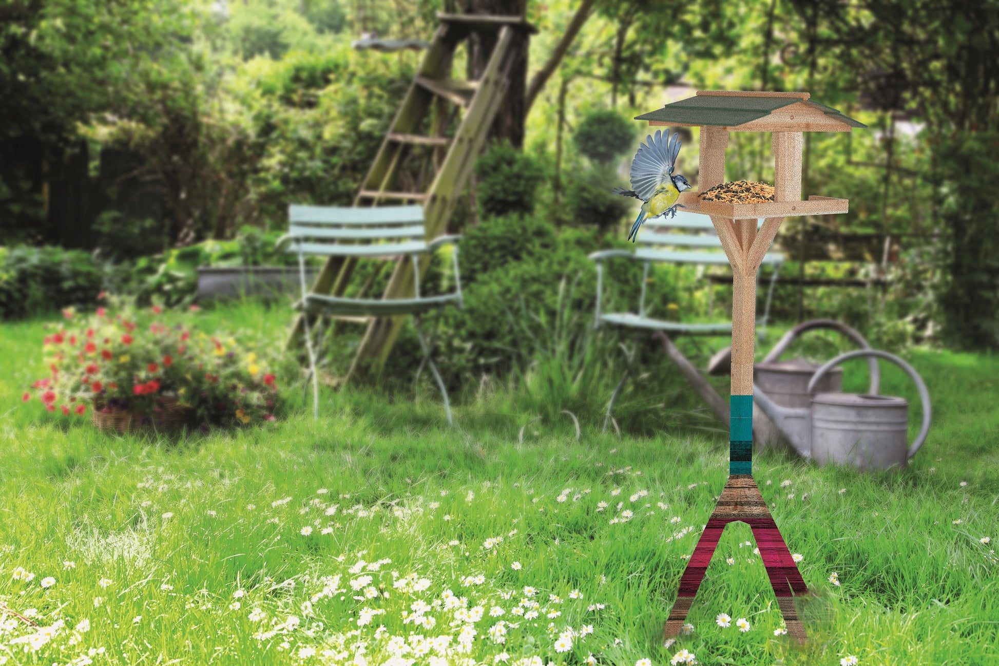 Bird House 115X35X35Cm