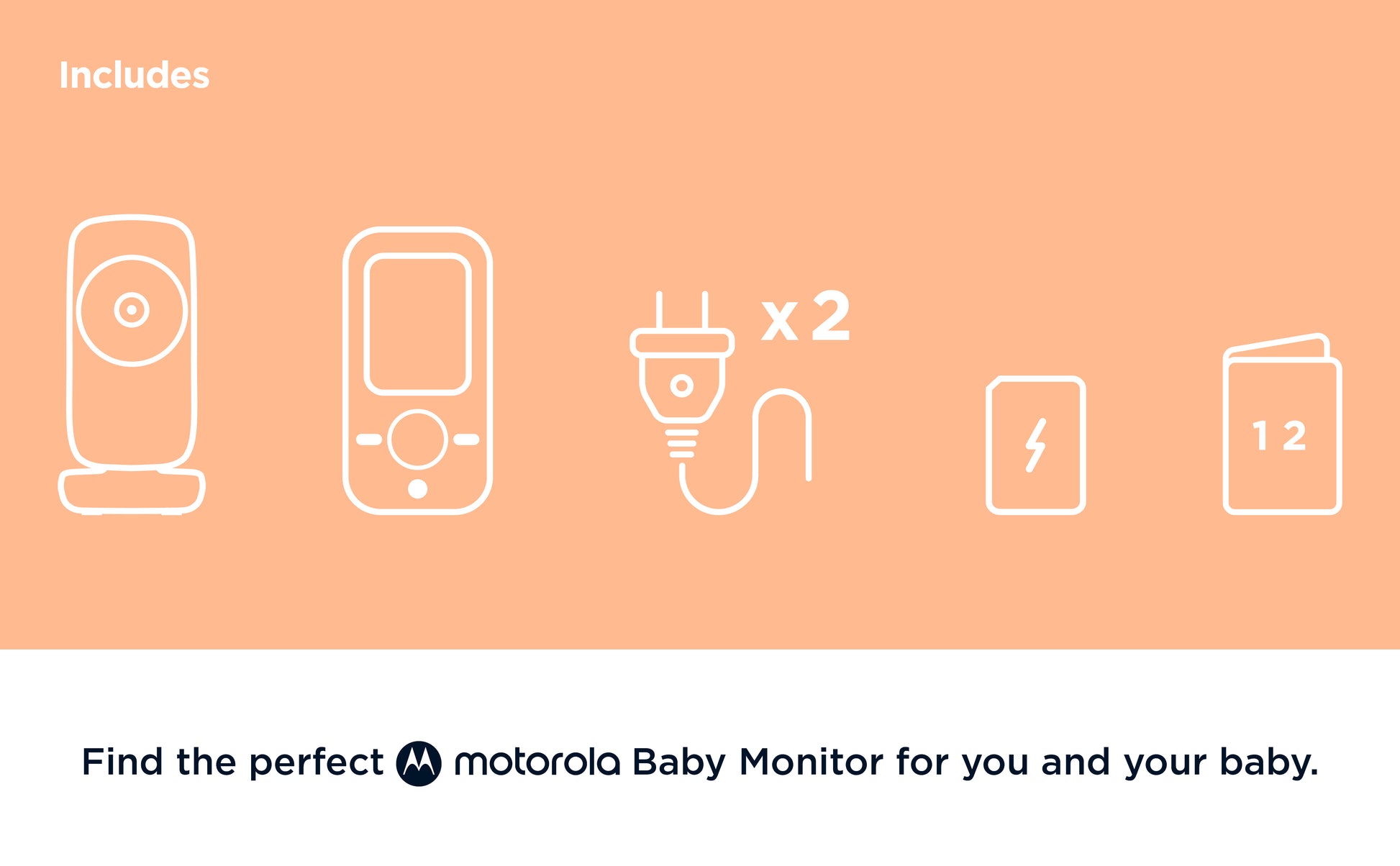 Baby Monitor Vm481 2" Wht