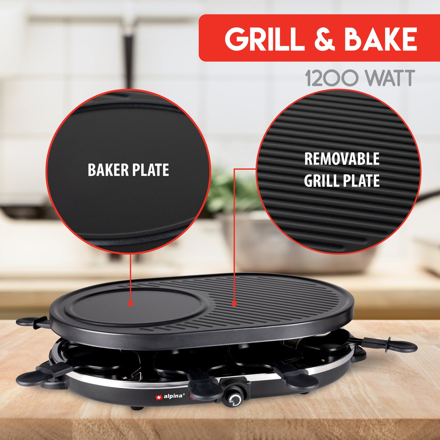 Raclette Grill Gourmet Abs