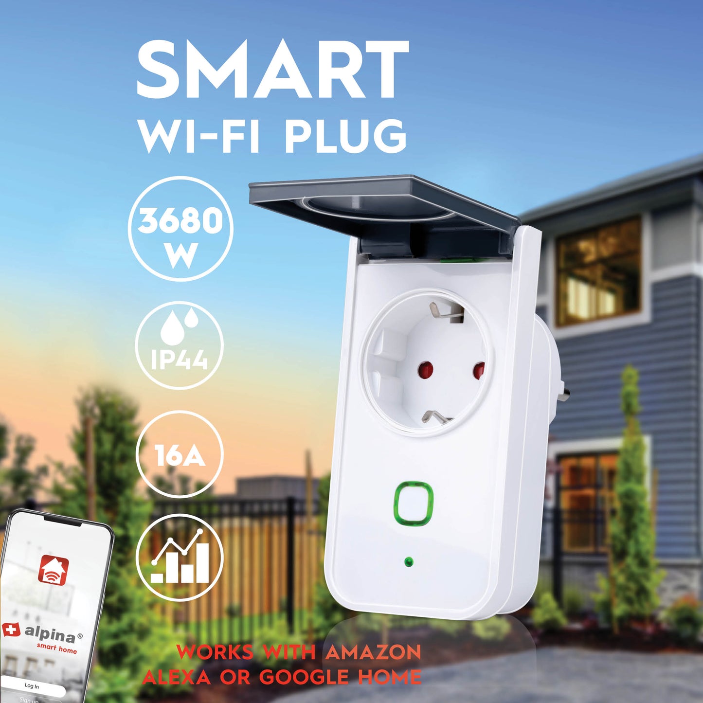 Smart Outdoor Plug 230V Ip44