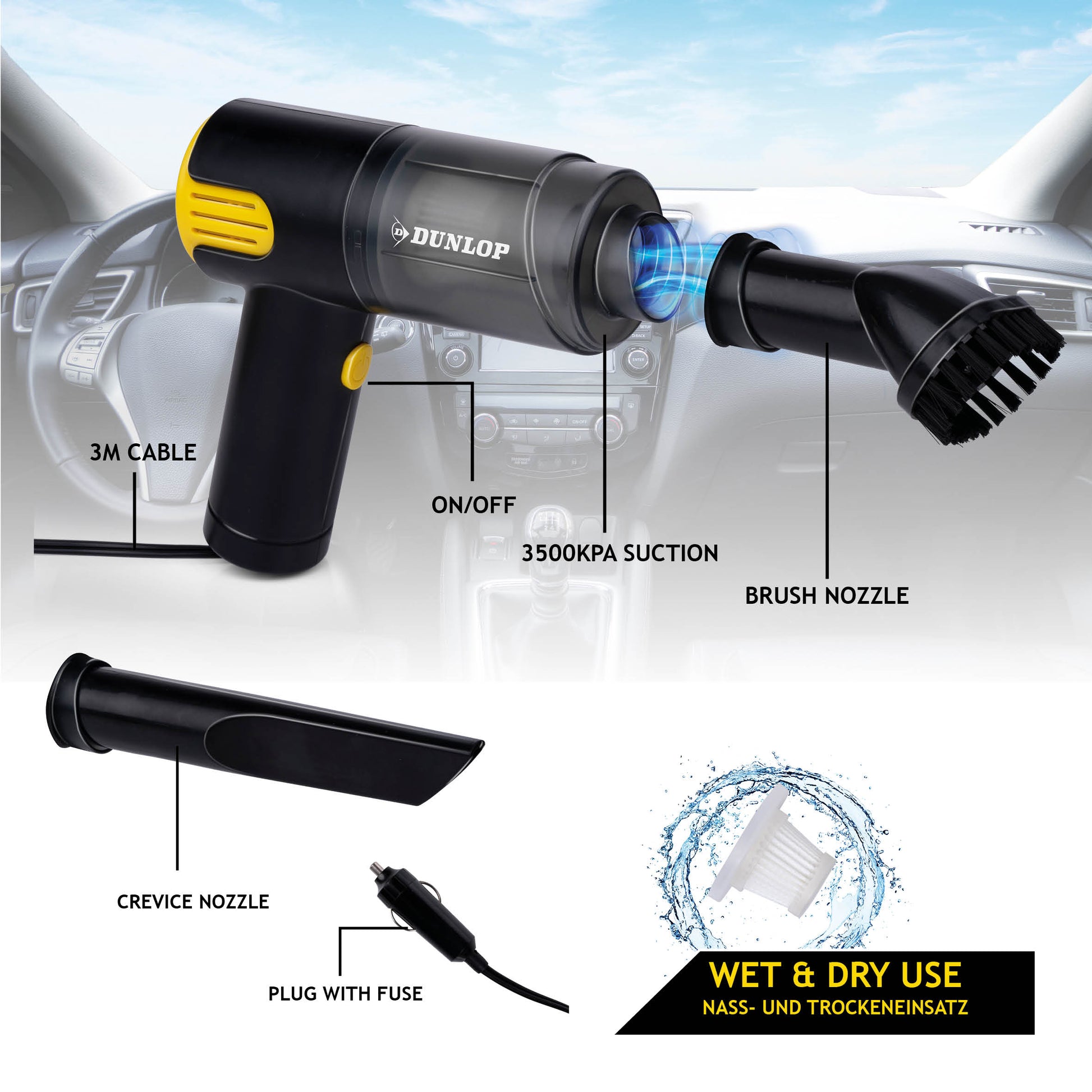 Car Vacuum Cleaner 12V