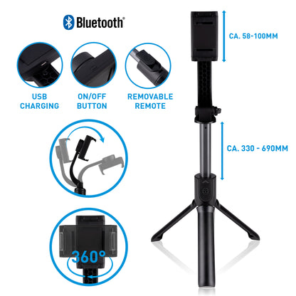Selfie Stick Stabilizer Tripod