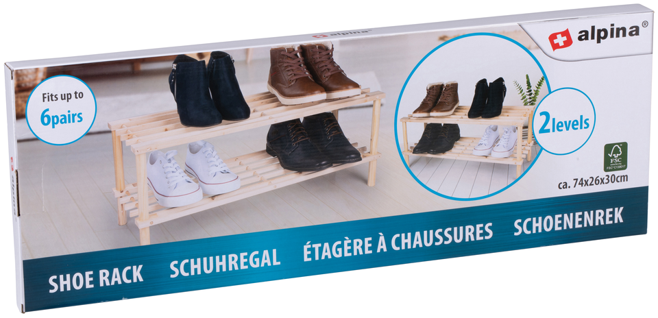 Shoe Rack 2 Levels