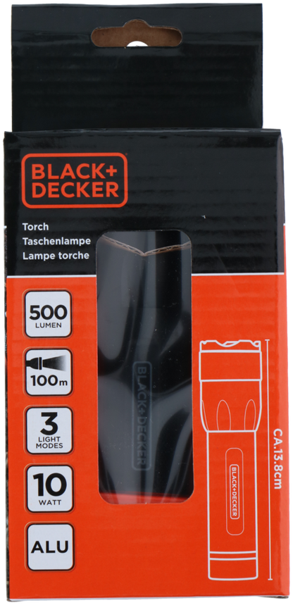 Torch Led 10W 500Lm 100M Beam