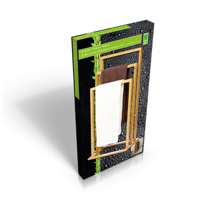 Towel Rack Bamboo 42X24X81.5Cm