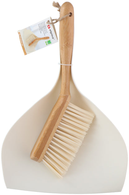 Dustpan & Brush Set Bamboo