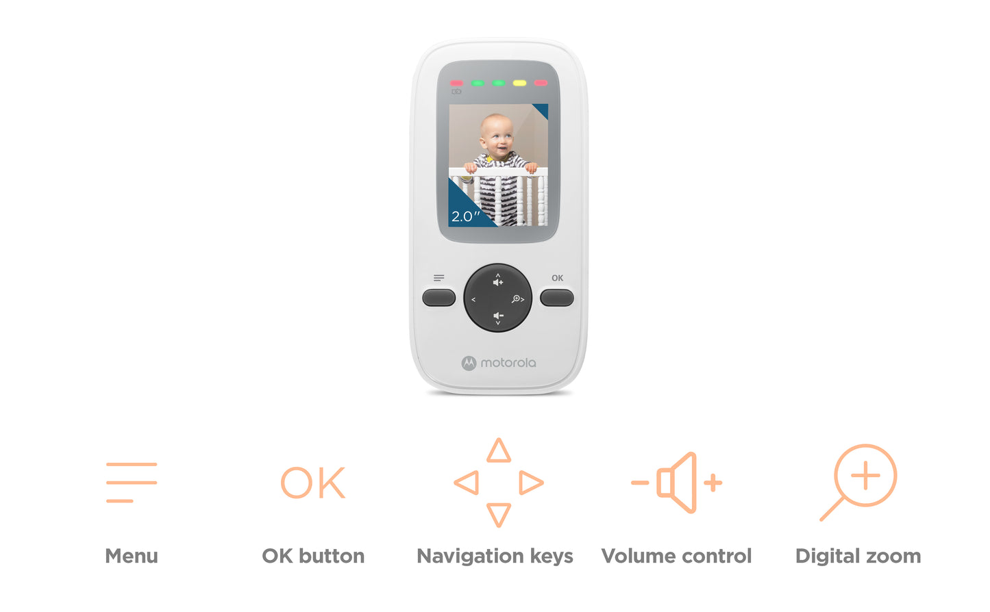 Baby Monitor Vm481 2" Wht