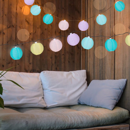 Solar String Lampion Led 240Cm