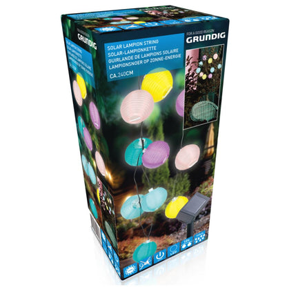 Solar String Lampion Led 240Cm