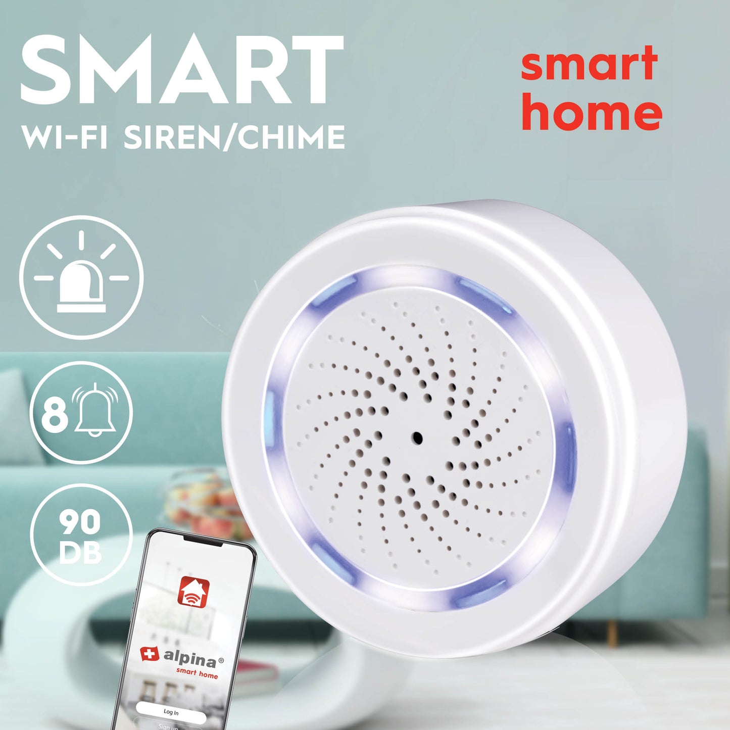 Smart Indoor Siren 5V 90Db