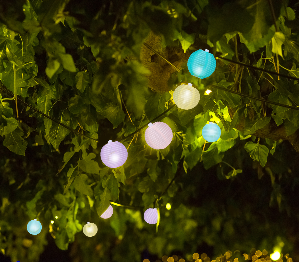 Solar String Lampion Led 240Cm