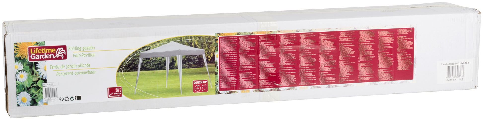 Gazebo Foldable 3X3X2,45M