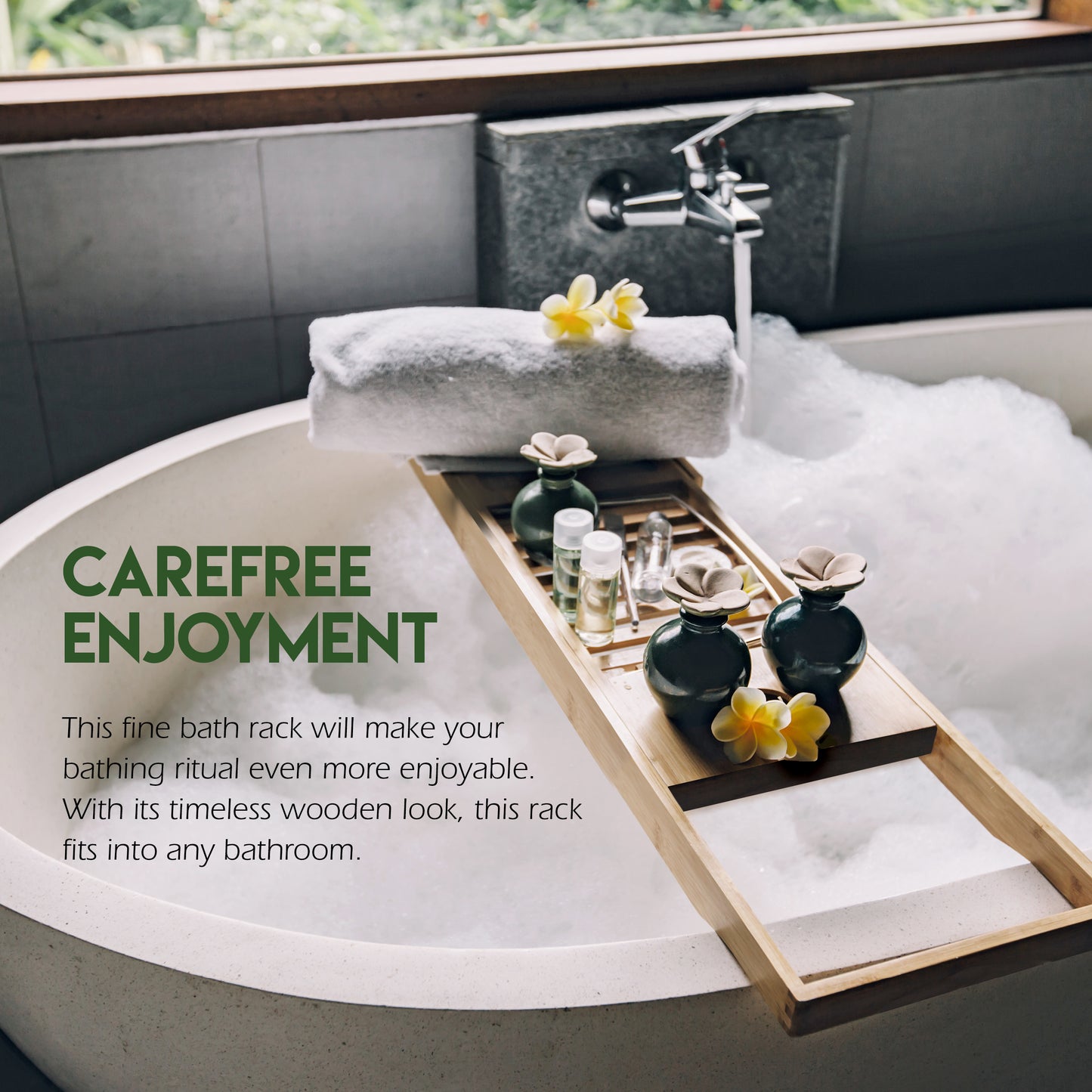 Bath Rack 50-92X18X4Cm Bmb