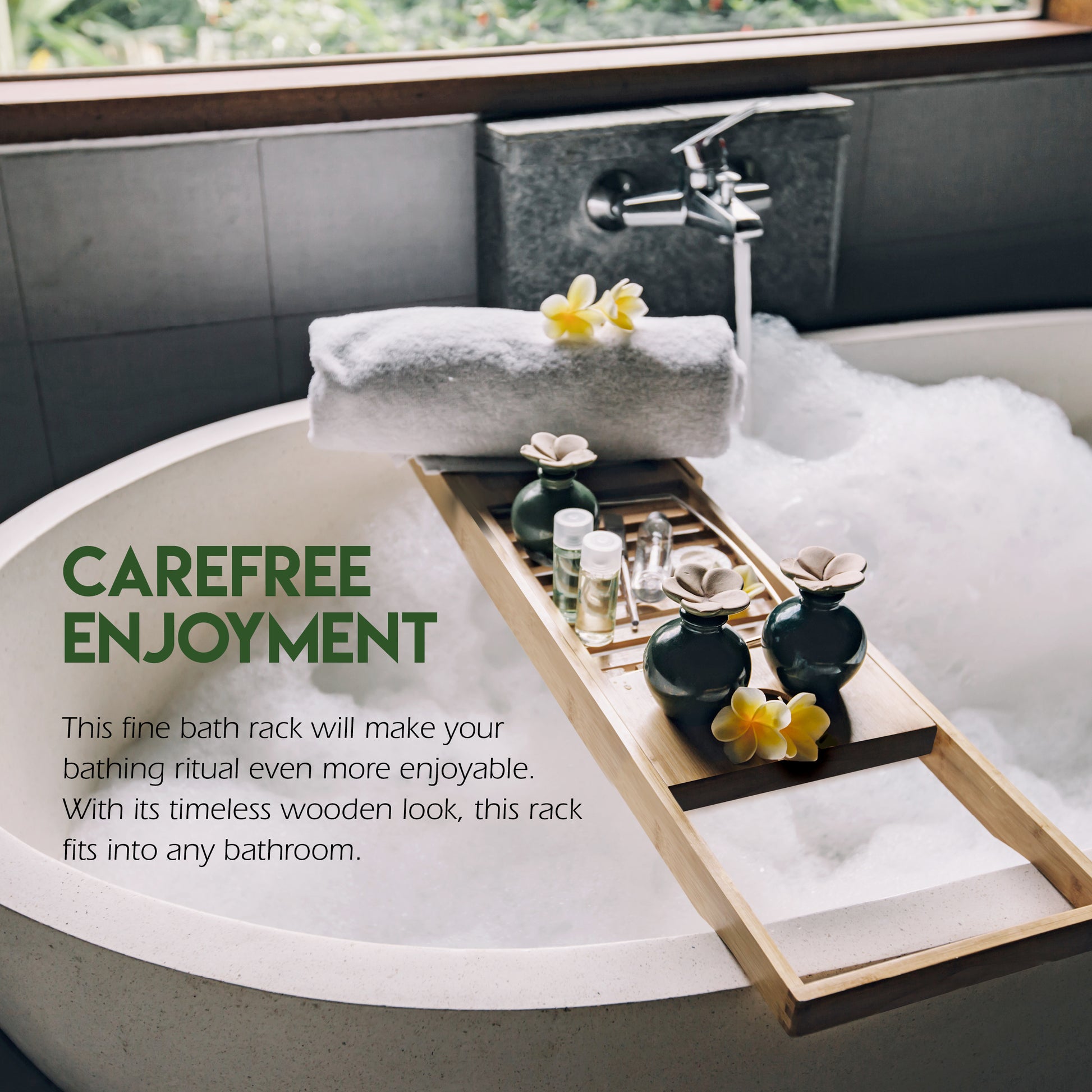 Bath Rack 50-92X18X4Cm Bmb