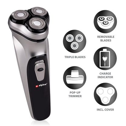 Shaver 3Head B/O Rechargable