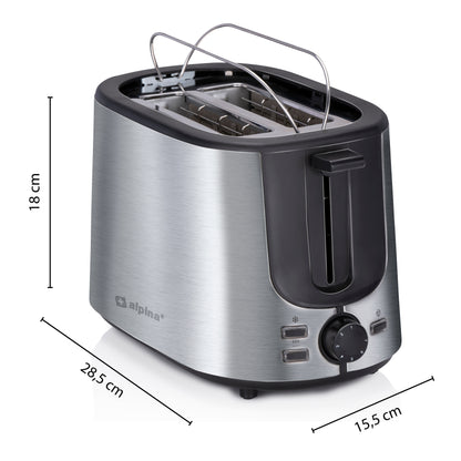 Toaster 230V Ss 1000W