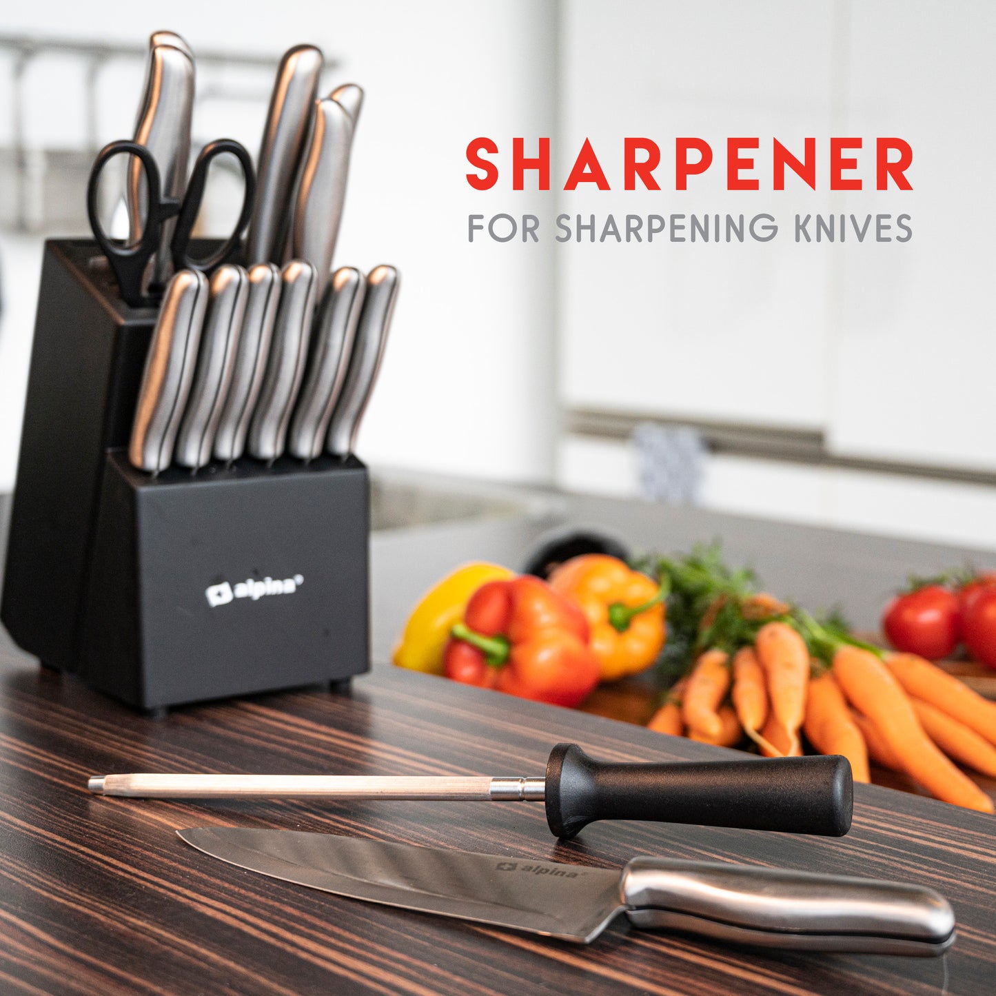 Knife 15Pcs With Block