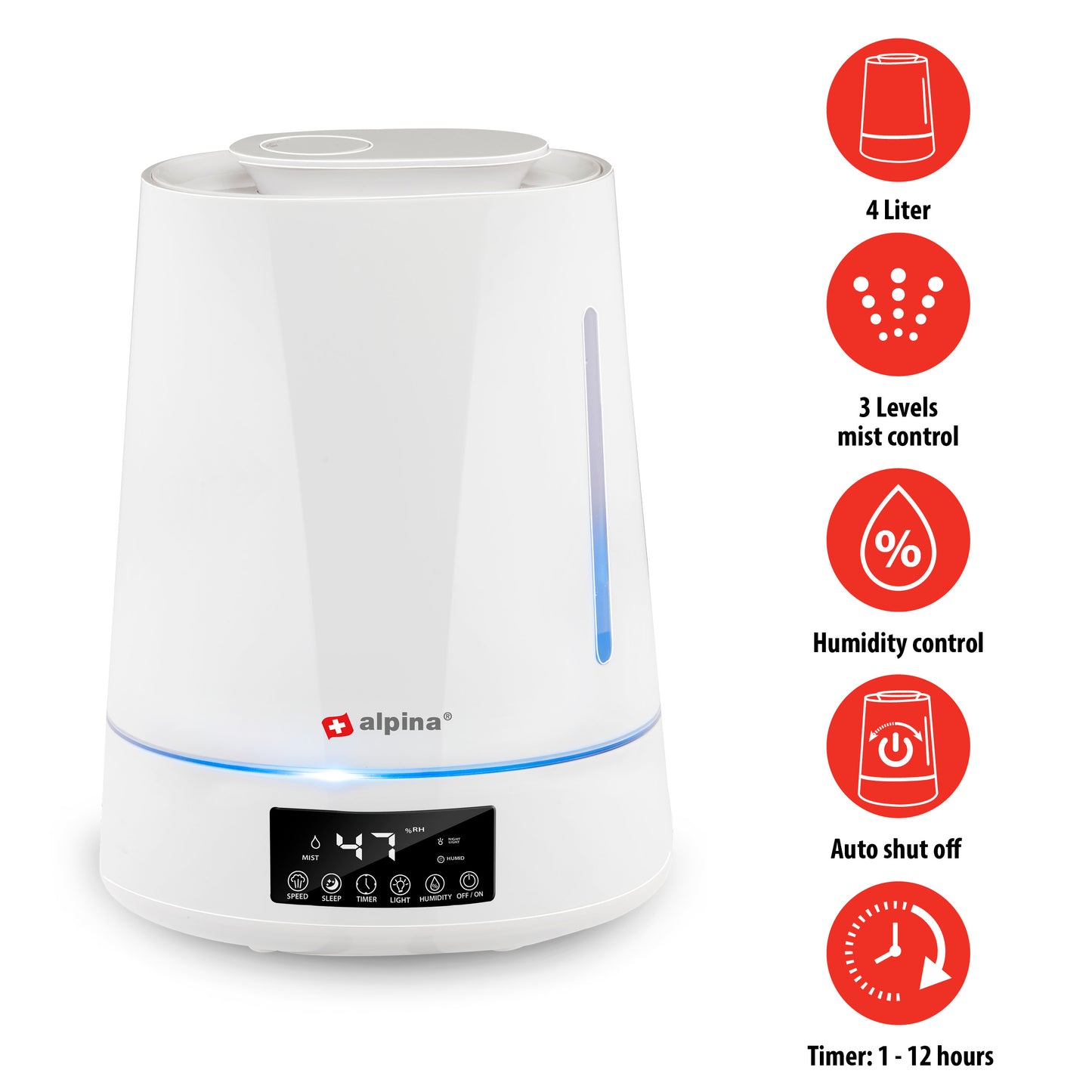 Humidifier Air 4L Abs