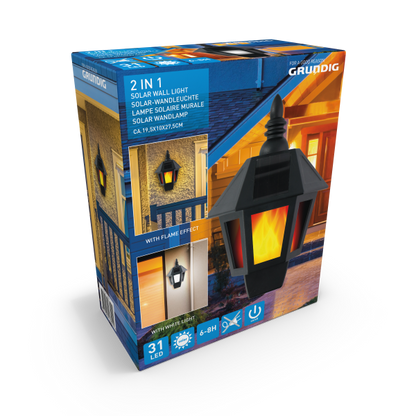 Wall Light/Solar 19,5X10X27,5