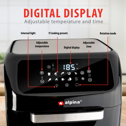 Oven Air Fryer 12L 230V