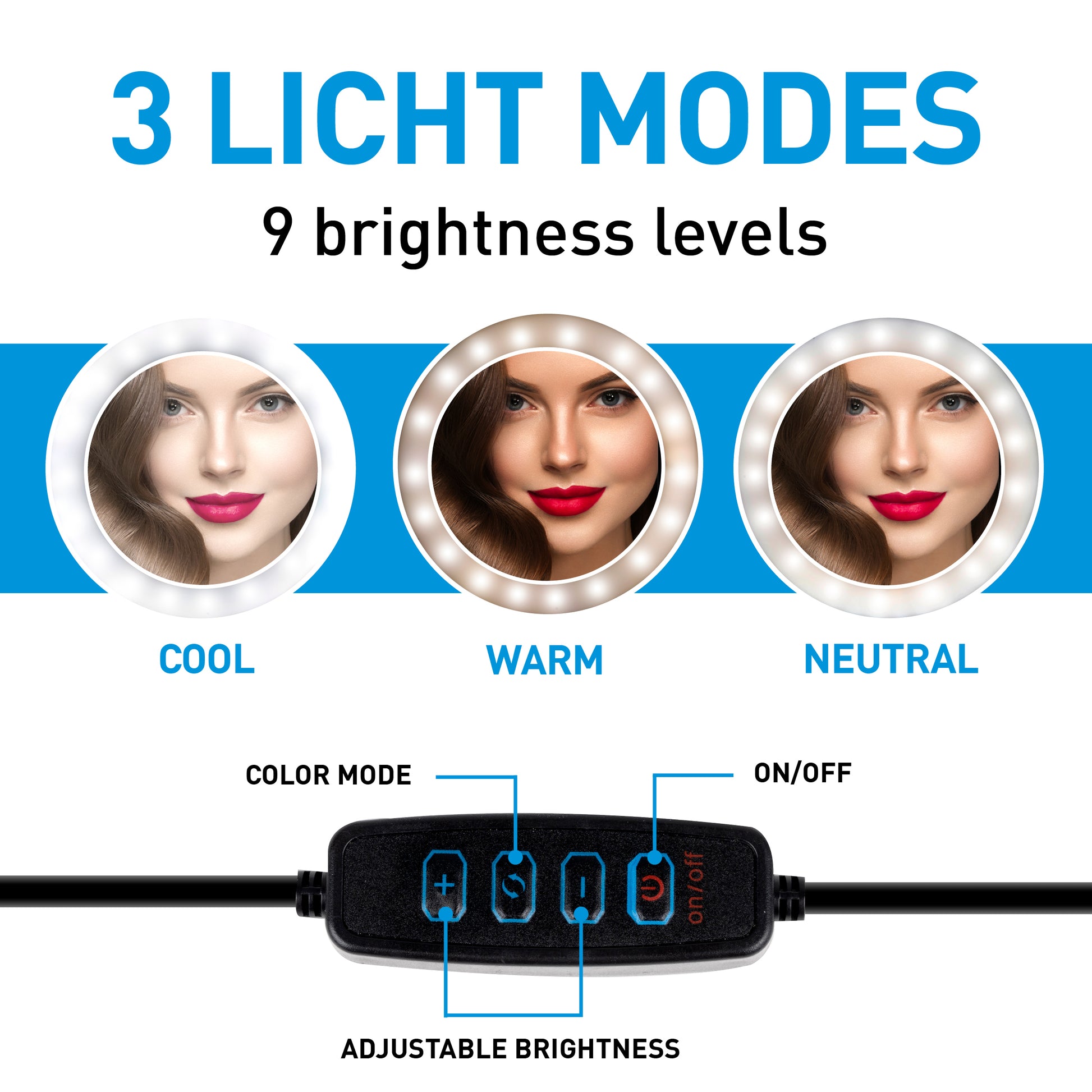 Ringlight Stand ⌀12" 120 Leds