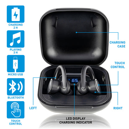 Earbuds Sport Tws 300Mah Bt