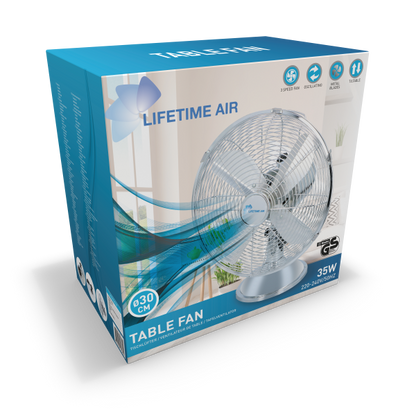 Fan Table 30Cm Chrome Chr