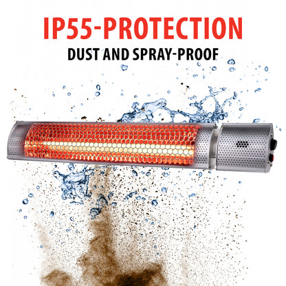 Heater Wall 2000W Gold Halogen