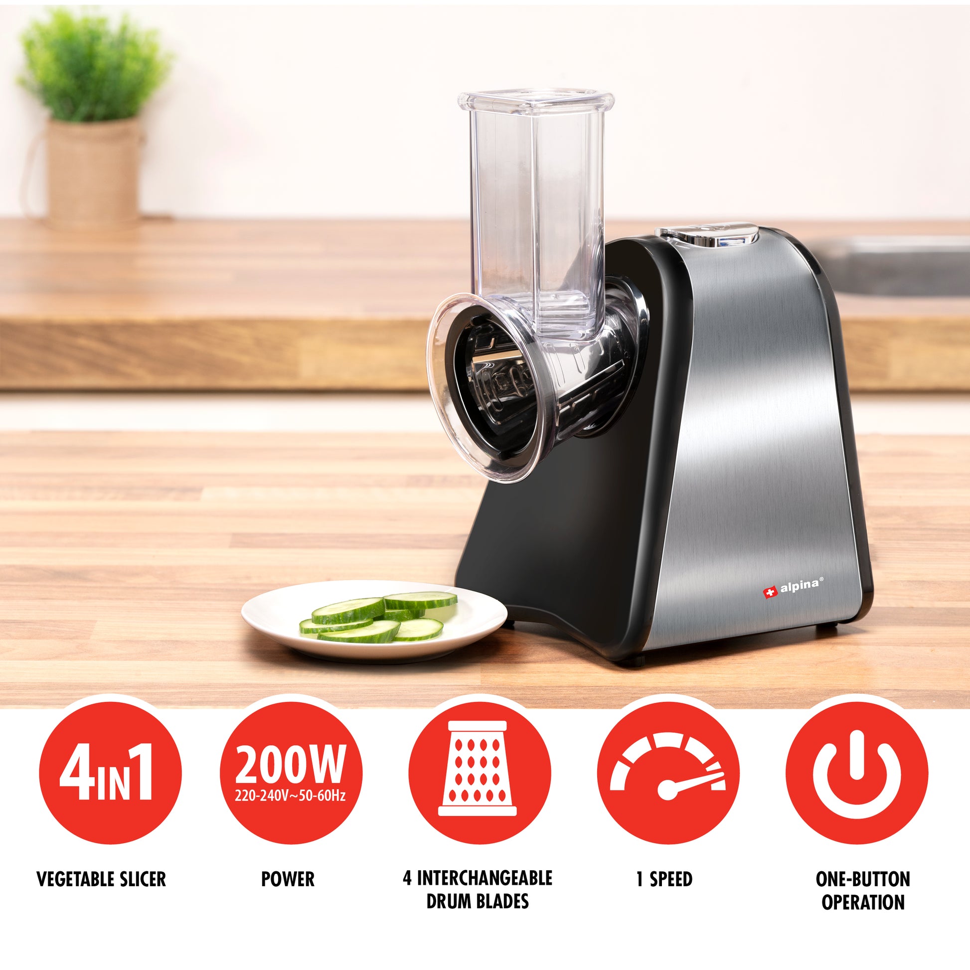 Vegetable Slicer 230V 200W