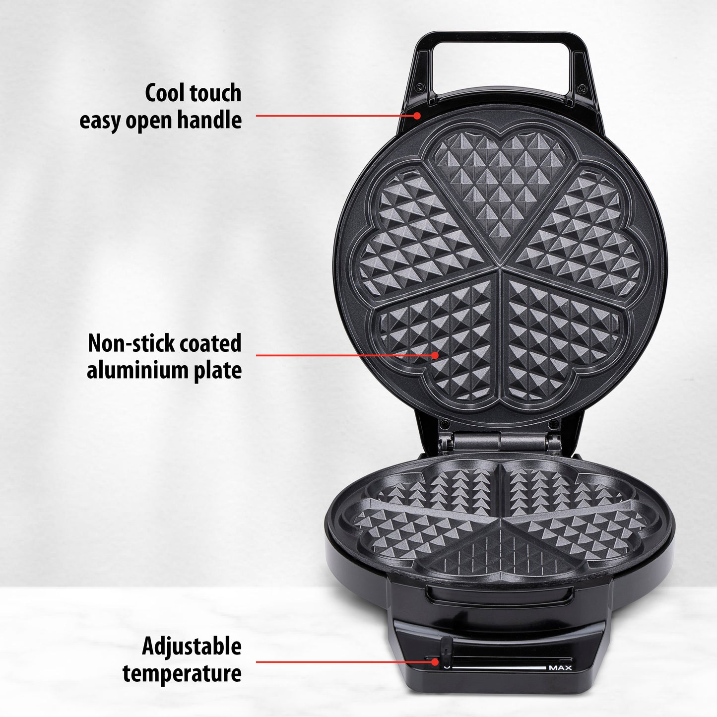 Waffle Maker 230V 1000W