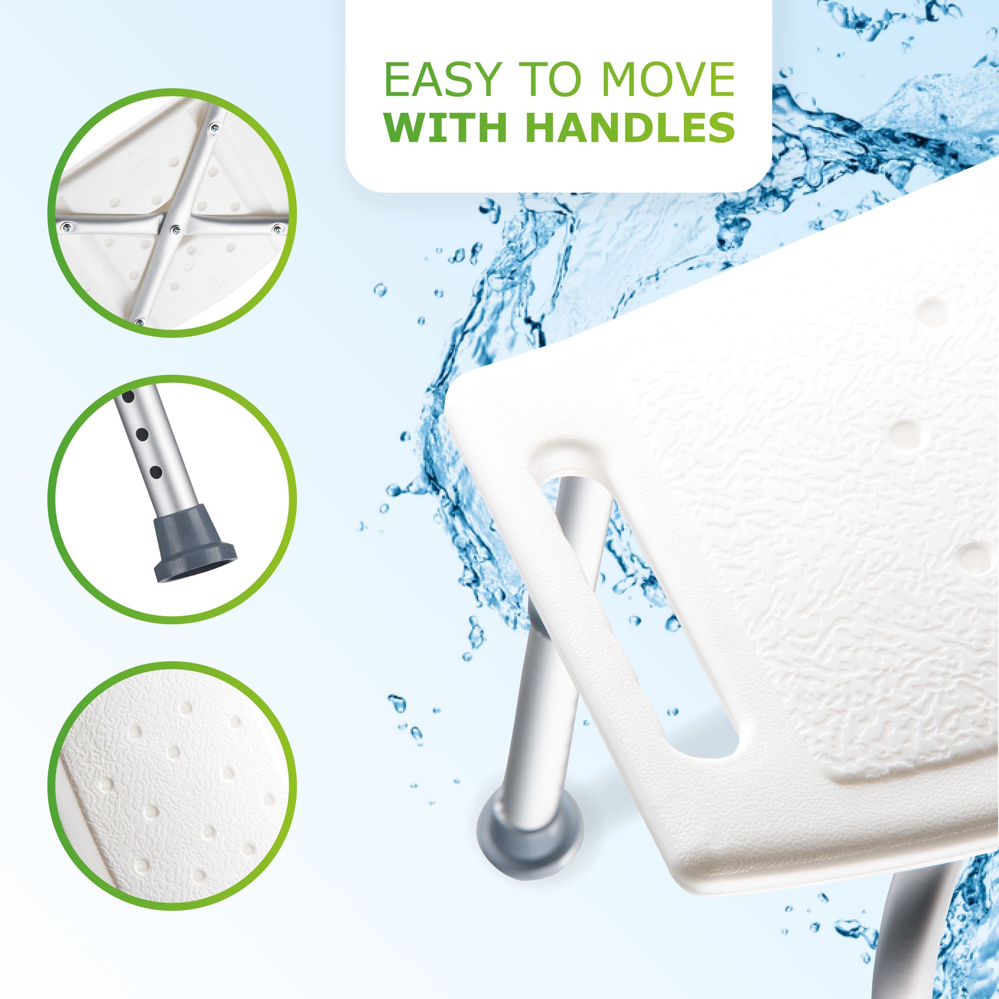 Showerchair 51X45X56Cm